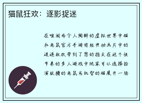 猫鼠狂欢：逐影捉迷